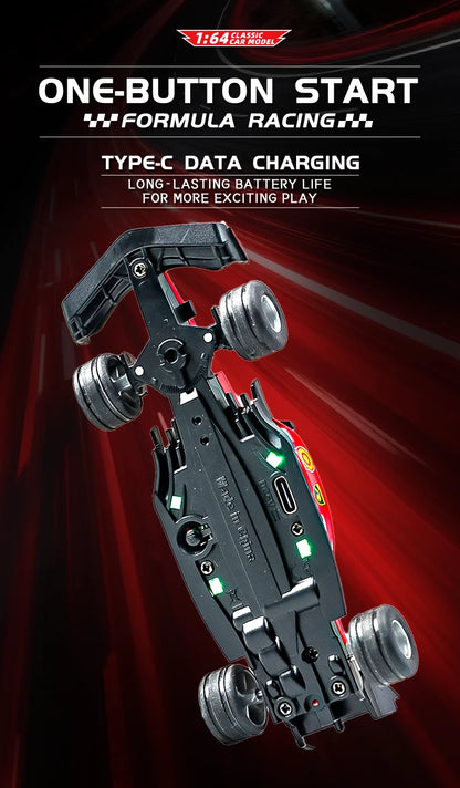Mini RC Formula Car – Die-Cast 1:64 Racing Toy for Boys & Christmas