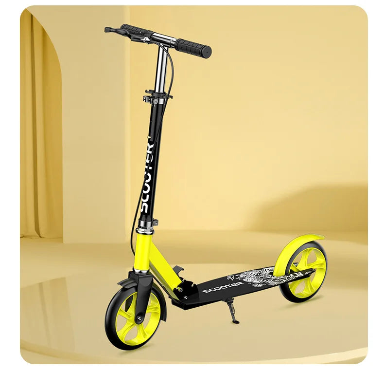 Foldable Two-Wheeled Scooter – Perfect for Kids, Teens, and Adults