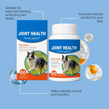 Joint Supplement for Large Dogs – 60 Natural Tablets for Daily Health & Senior Support