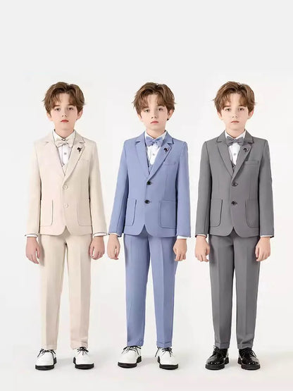 Boys’ Multi-Occasion 5-Piece Suit – Formal Event & Performance Wear