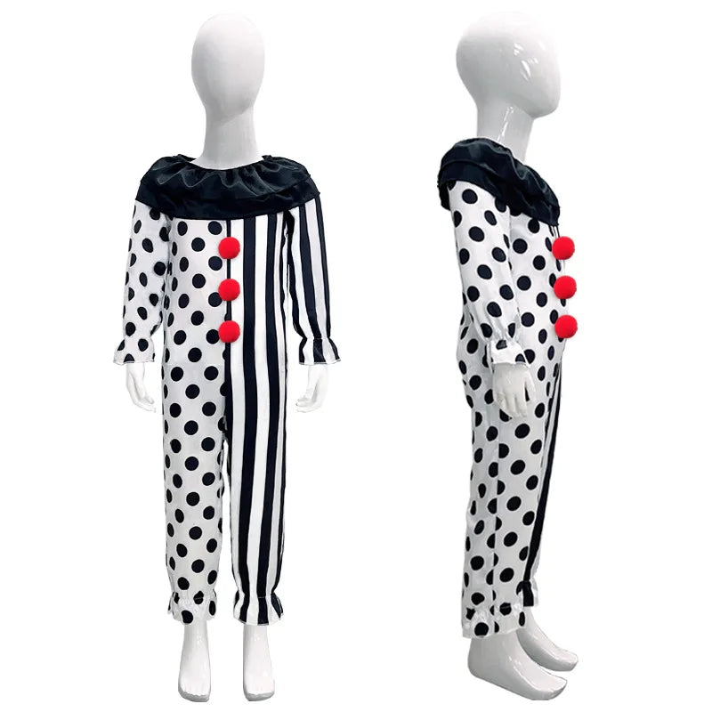 Scary Terrifier Costume – Kids’ Joker & Clown Cosplay Halloween Suit