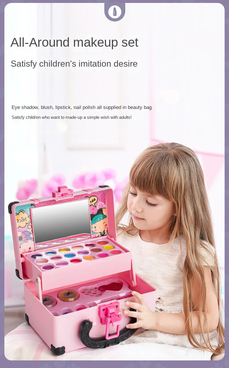 Children’s Makeup Play Set – Princess Pretend Toy Kit for Girls