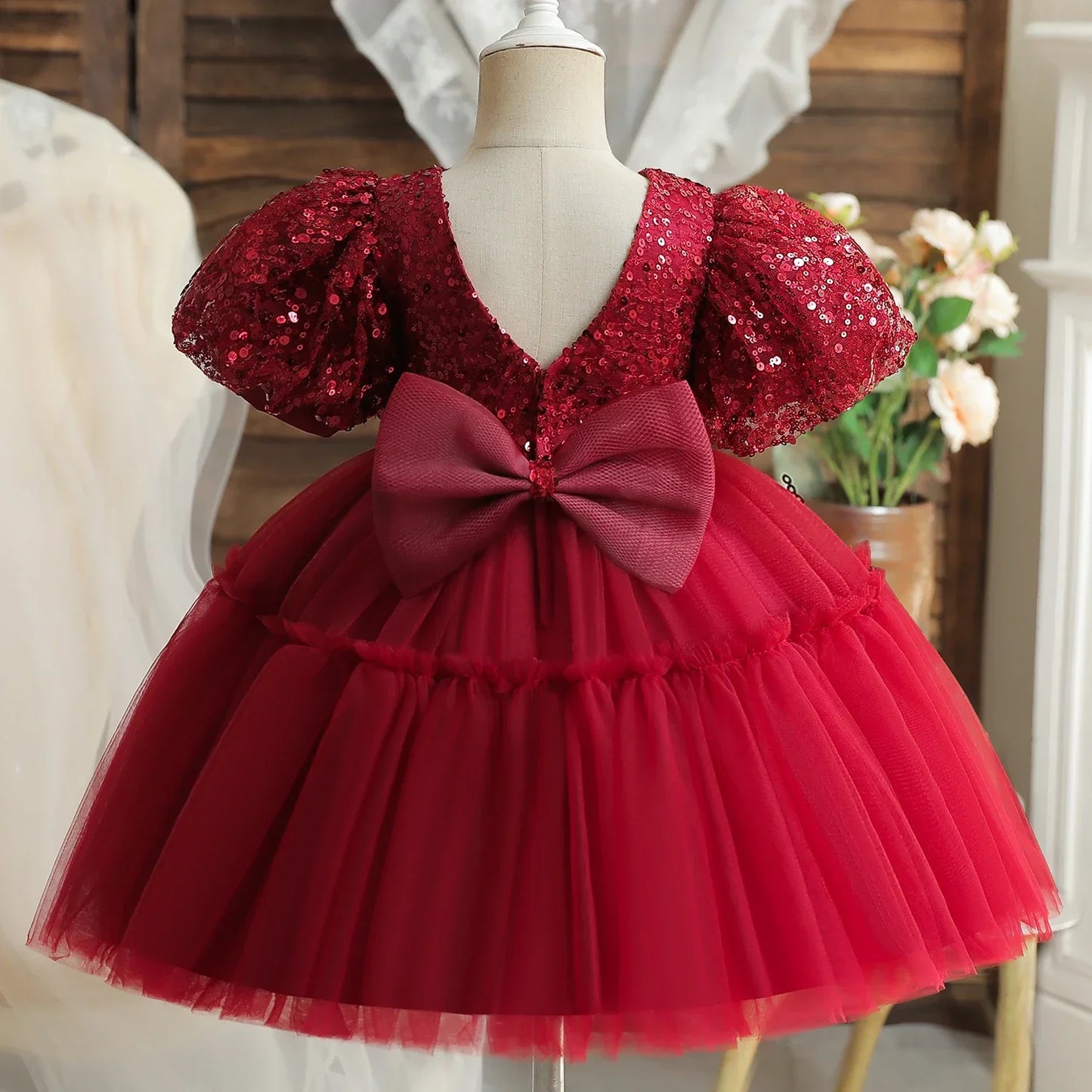 Kids Fancy Birthday & Baptism Summer Dress