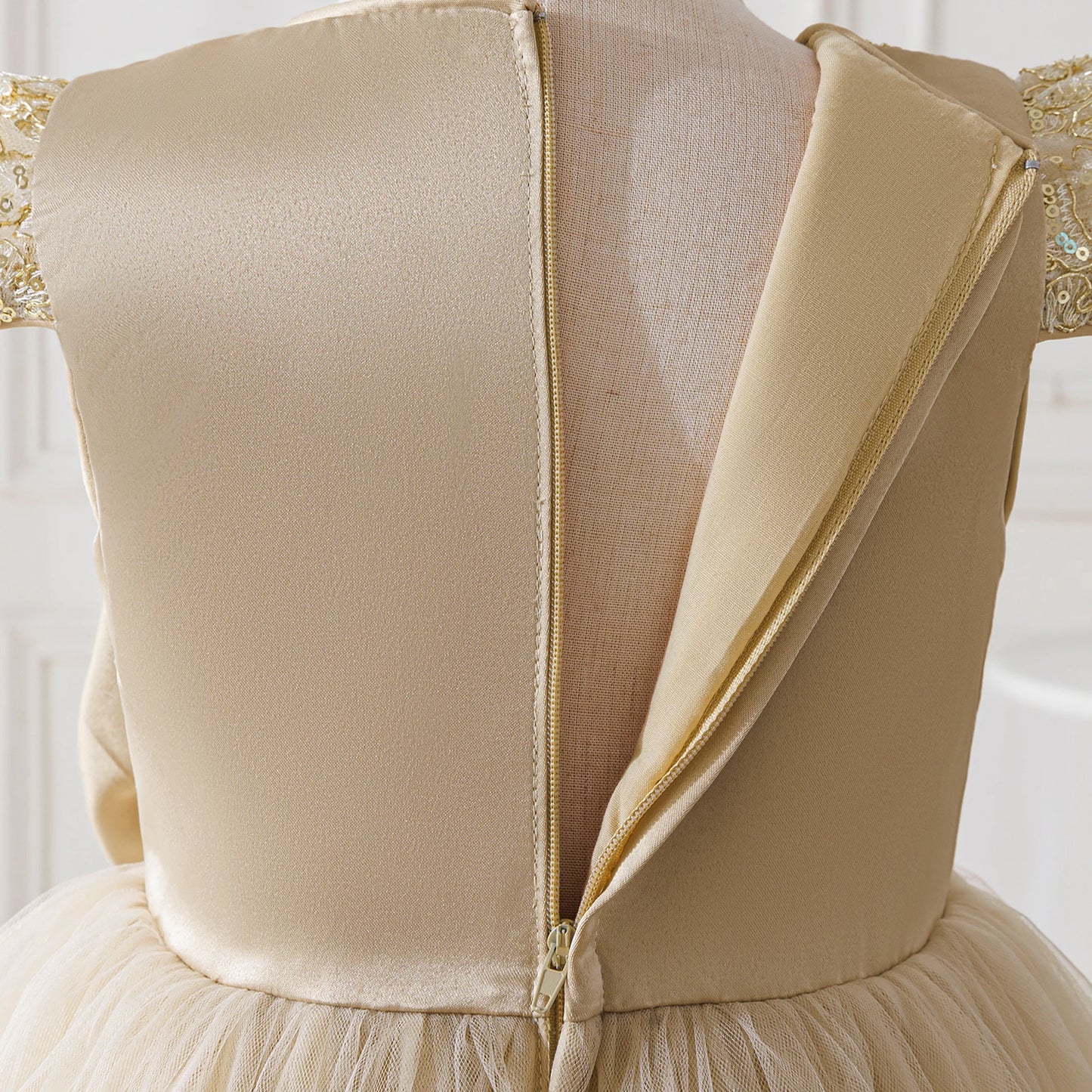 Elegant Embroidered Princess Party Dress