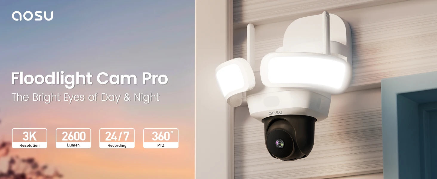 Solar 3MP 360° PTZ WiFi Camera Set | 4 Cams + Base | Smart Surveillance