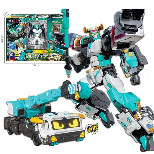 Transforming Cardbot Robot – Car-to-Robot Action Figure for Kids