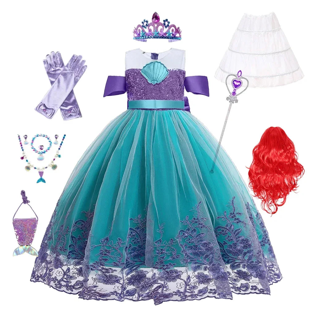 Cute Ariel Dress – Little Mermaid Cosplay & Party Outfit
