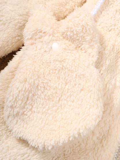 Warm Zipper Jacket + Cute Bag – Baby Girl Outfit