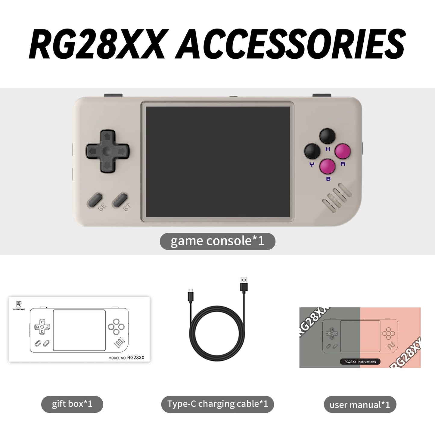 RG28XX Handheld Game Console – Ultimate Retro Gaming On-the-Go