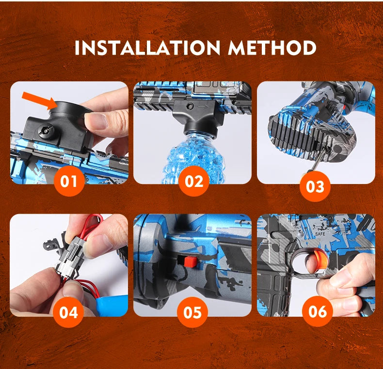 M416 Electric Blaster Gun – Rechargeable Toy Gift for Kids & Teens