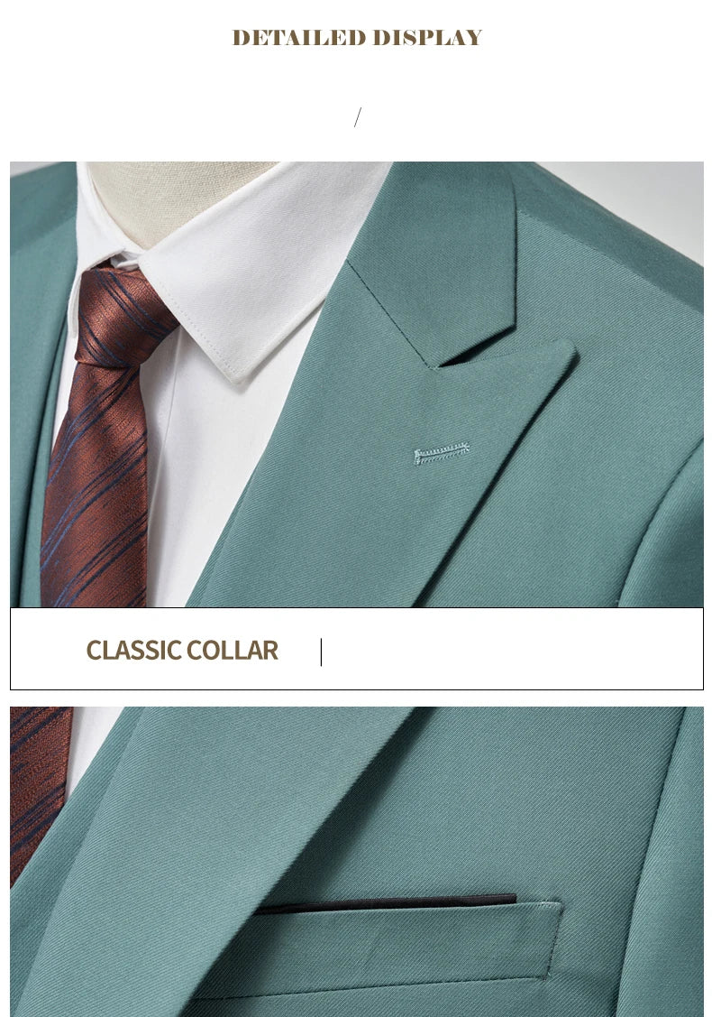 Groom & Business Wear – Italian Slim Gentleman Suit Blazer