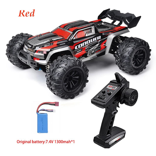 16102 High-Speed 4WD RC Car – LED Drift Off-Road Truck for Kids & Adults!