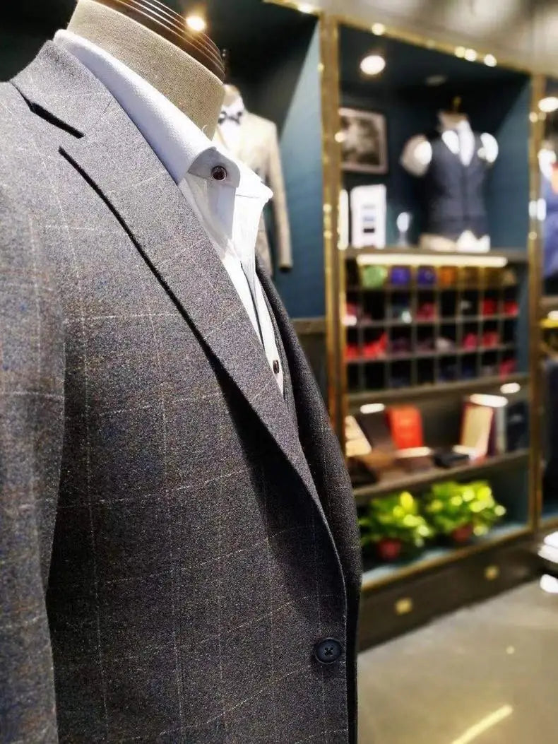 Groom & Business Wear – Italian Slim Gentleman Suit Blazer