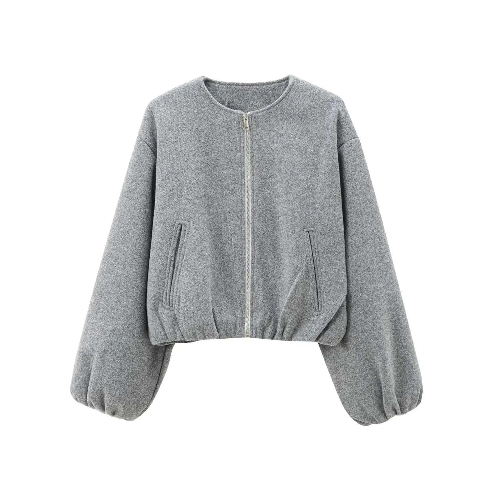 Retro Revival: Soft Bomber Jacket for Women