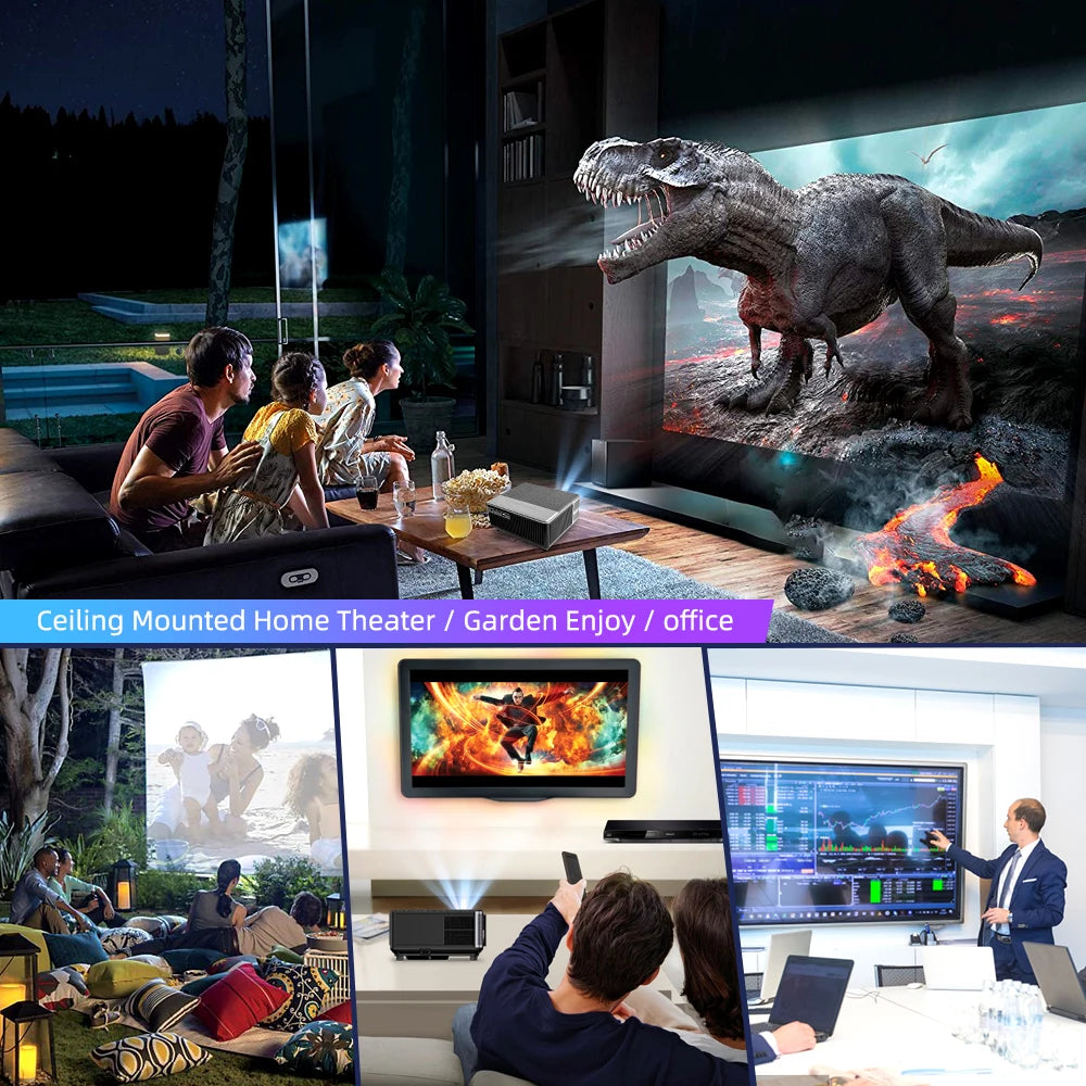 ThundeaL TD98W: Native 1080P Full HD Android Projector (4K Support)