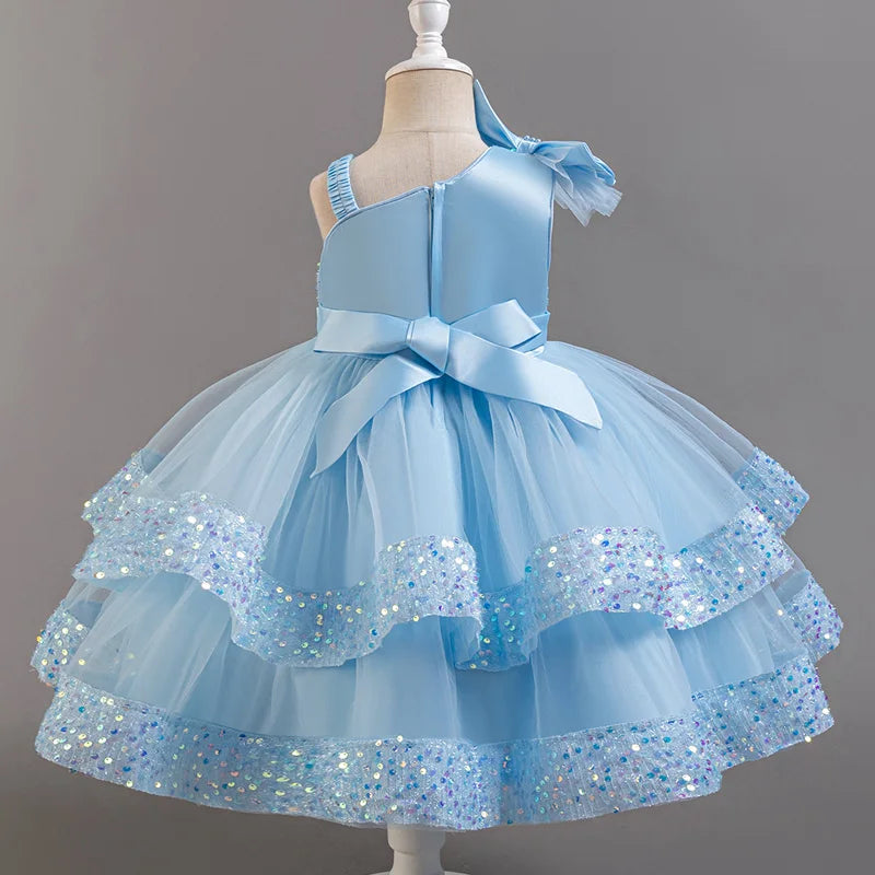 Infant Sleeveless Sequin Dress – Wedding Outfit