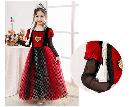 Halloween Witch & Queen of Hearts Cosplay Dress