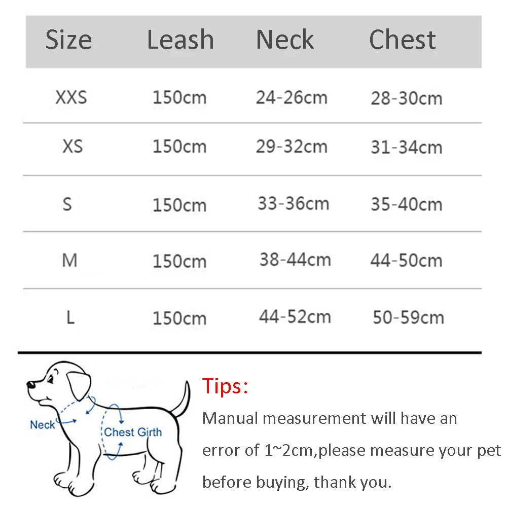 Adjustable Cat & Dog Harness Leash Set: Perfect for Outdoor Adventures