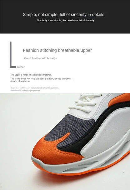 2024 Men's Breathable Casual Shoes – Stylish & Sporty Korean Fashion