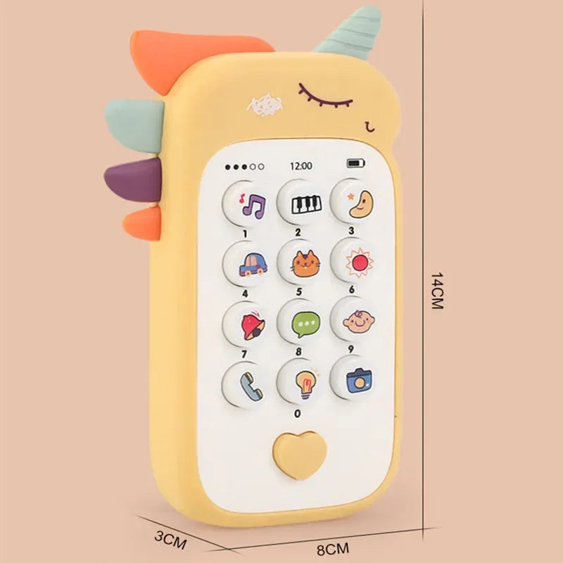 Baby Mobile Phone Toy – Musical Teether & Early Education Gift