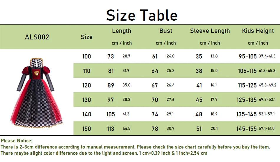 Halloween Witch & Queen of Hearts Cosplay Dress