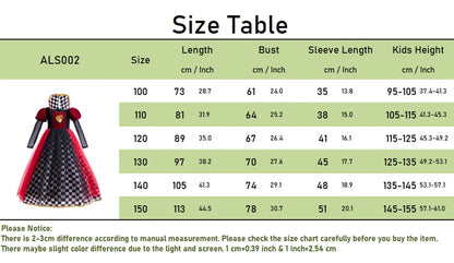 Halloween Witch & Queen of Hearts Cosplay Dress