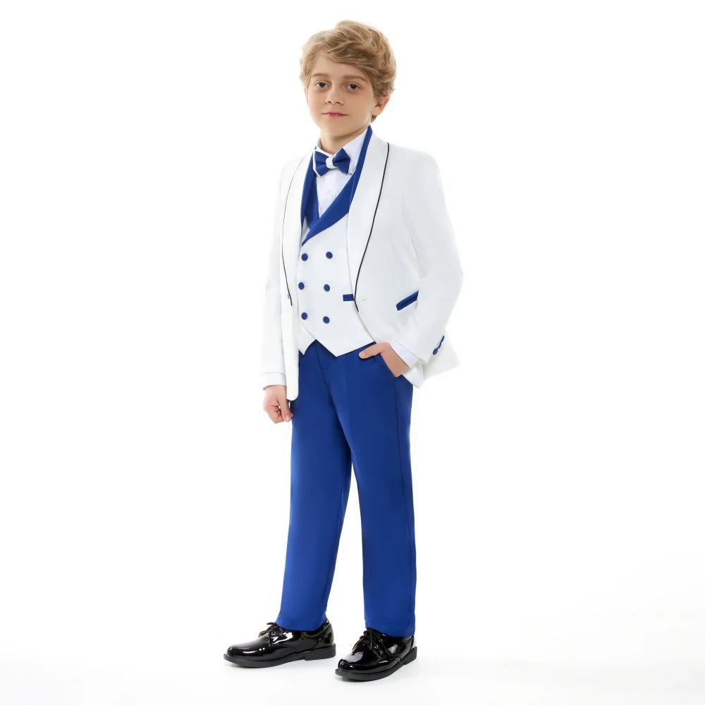 Boys’ Dresswear Outfit – 4-Piece Wedding & Birthday Formal Suit