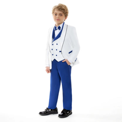 Boys’ Dresswear Outfit – 4-Piece Wedding & Birthday Formal Suit