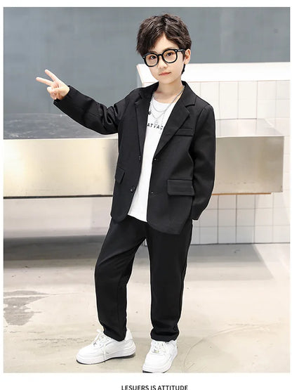 Children’s Elegant Blazer Set – Boys’ Formal Outfit for Parties & Events