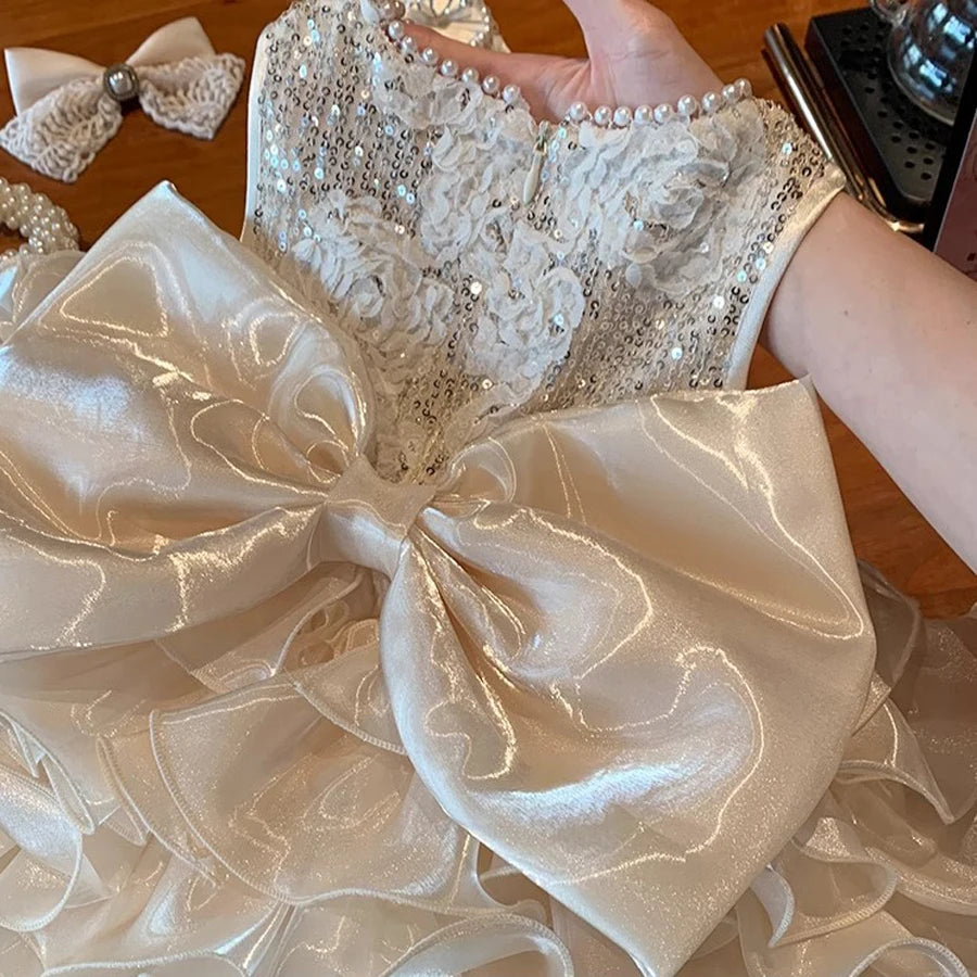 Elegant Baby Girl Dress for Party & Wedding