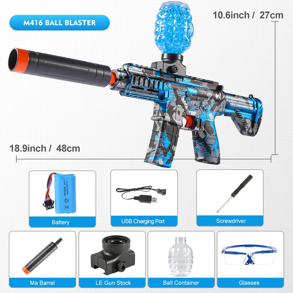 M416 Electric Blaster Gun – Rechargeable Toy Gift for Kids & Teens