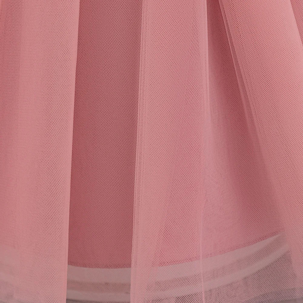 Cute Fly Sleeve Baby Girl Birthday Outfit