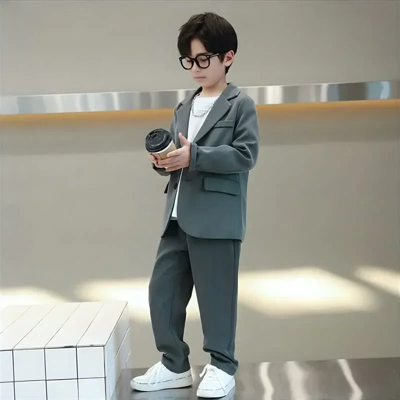 Children’s Elegant Blazer Set – Boys’ Formal Outfit for Parties & Events