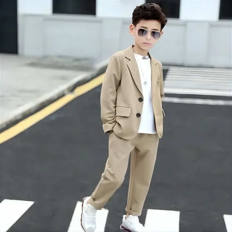 Children’s Elegant Blazer Set – Boys’ Formal Outfit for Parties & Events