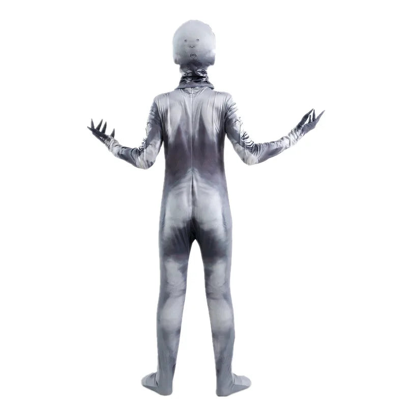 Scary Skeleton Tights & Bodysuit – Kids Halloween Costume