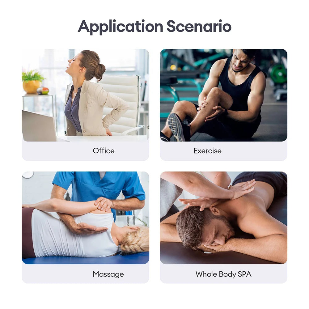 30-Level Pro Massage Gun: High-Frequency Full Body Fascia Tool - Ultra Shoppings