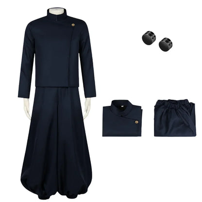 Geto Suguru Halloween Cosplay – Black Anime Uniform Costume
