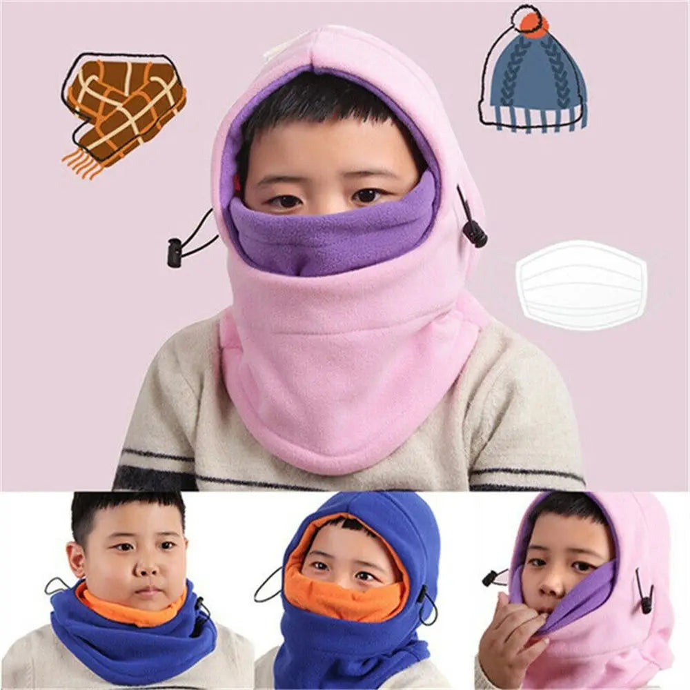 Warm Winter Hood – Kids Full Face Cover