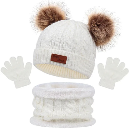 3-Piece Winter Essentials for Babies – Soft & Snuggly Set