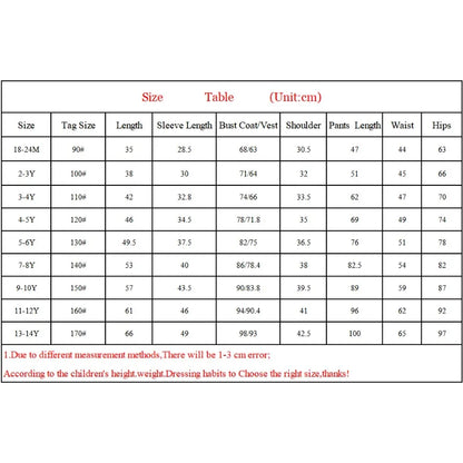 Classic Boys’ Suit – Wedding & Party Blazer Set for Kids 4–12Y