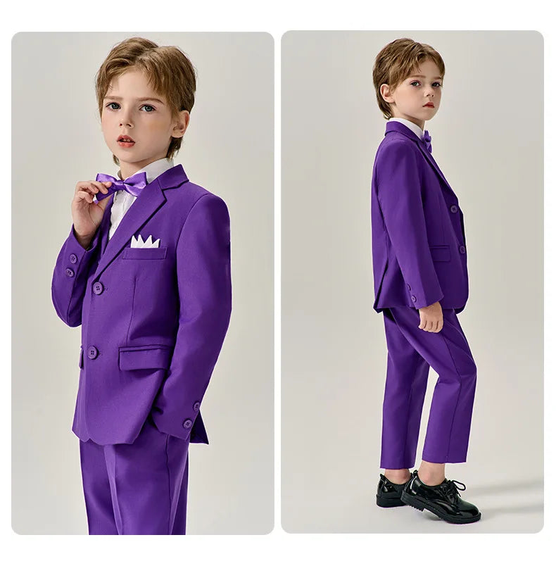 Boys’ Stylish Formal Wear – Green Blazer Set for Special Occasions