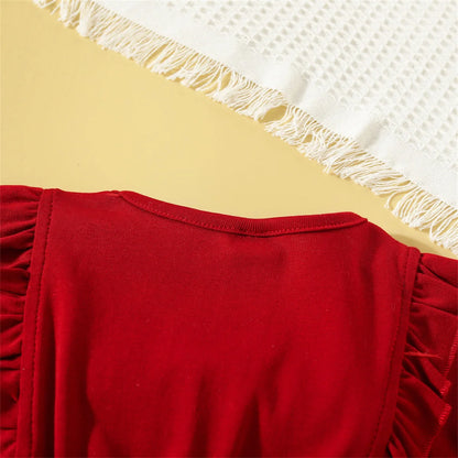 Baby Girl Cotton Mesh Birthday Party Dress