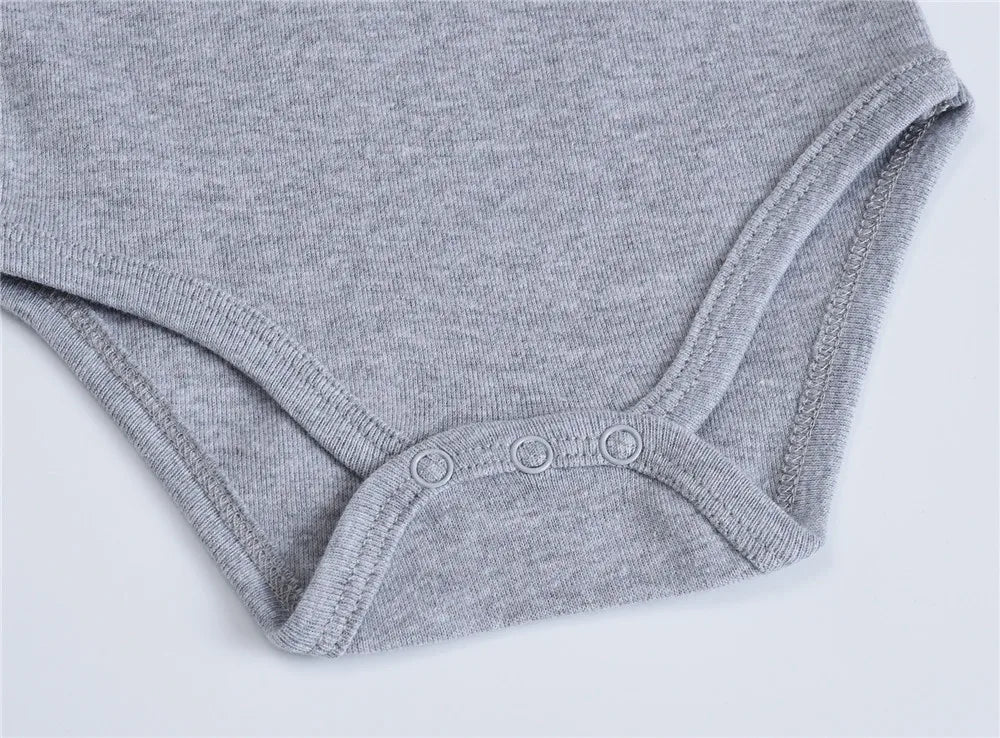 Short Sleeve Baby Bodysuit – Soft Cotton (0–24M)
