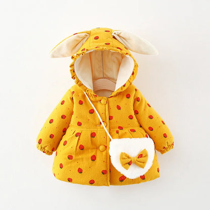 Toddler & Kids Bunny Ear Winter Outerwear