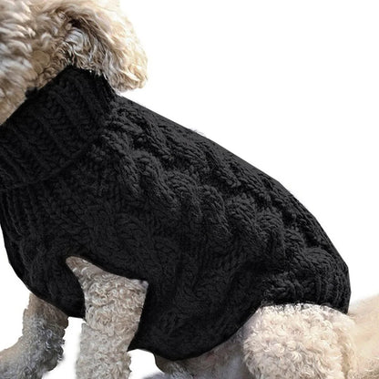 Cozy Pet Sweater – Warm Knitted Clothes for Dogs & Small Pets