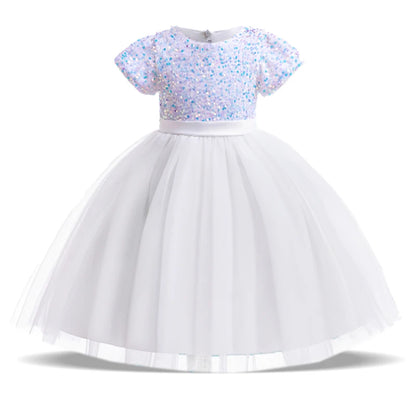 Princess Girls’ Sequined Bow Dress – Birthday