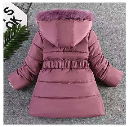 Kids’ Hooded Padded Coat – Thick & Cozy Winter Wear
