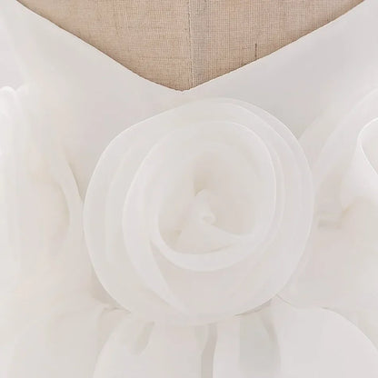 Kids Wedding Dress – Sleeveless Flower Girl Gown