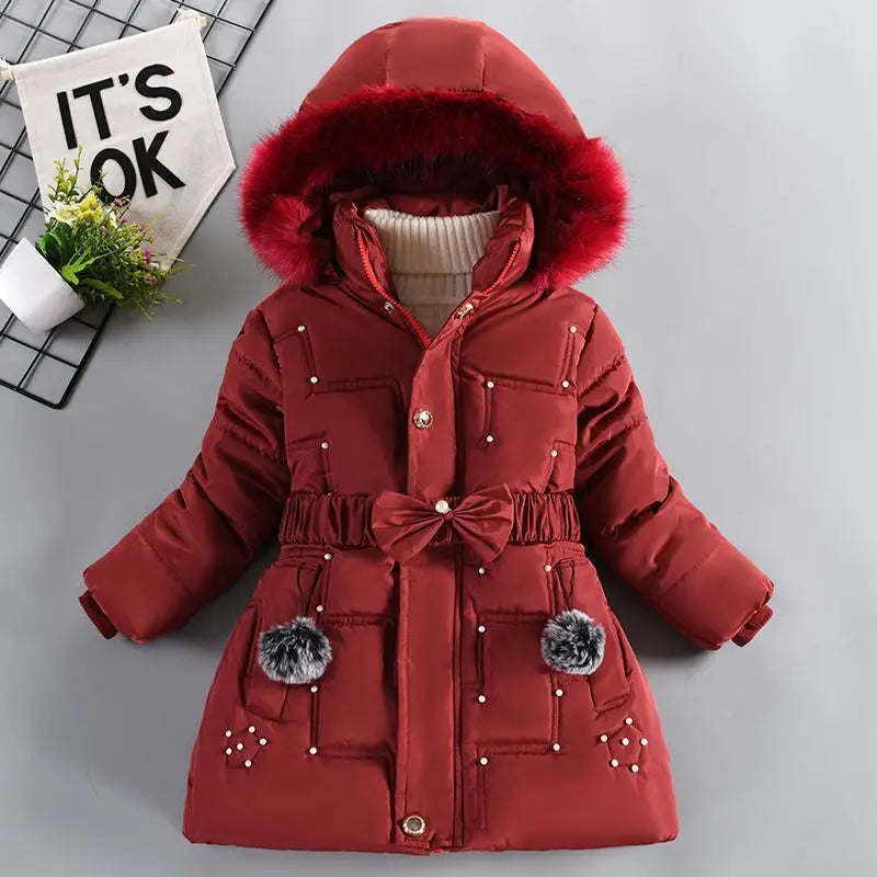 Kids’ Hooded Padded Coat – Thick & Cozy Winter Wear