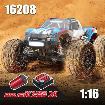 Brushless 1:16 RC Car – MJX Hyper Go High-Speed 4WD Truck Toy